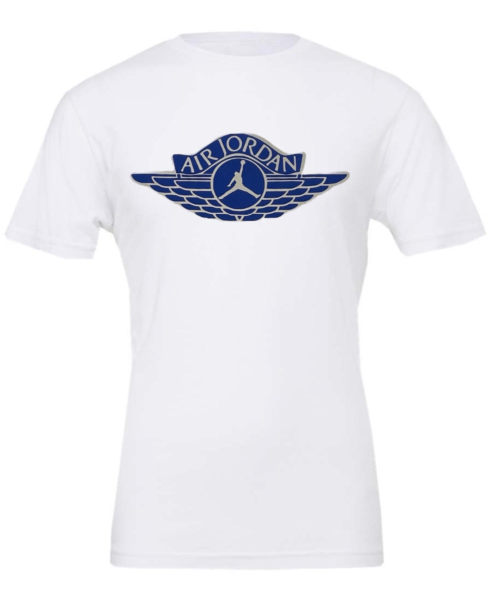 Flight Reflective Silver and Royal Blue