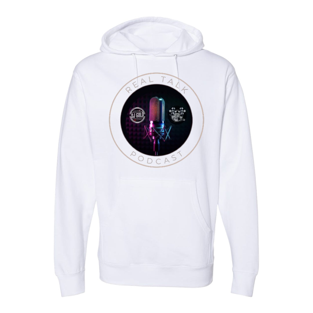 Real Talk Podcast Mid weight Hooded Sweatshirt