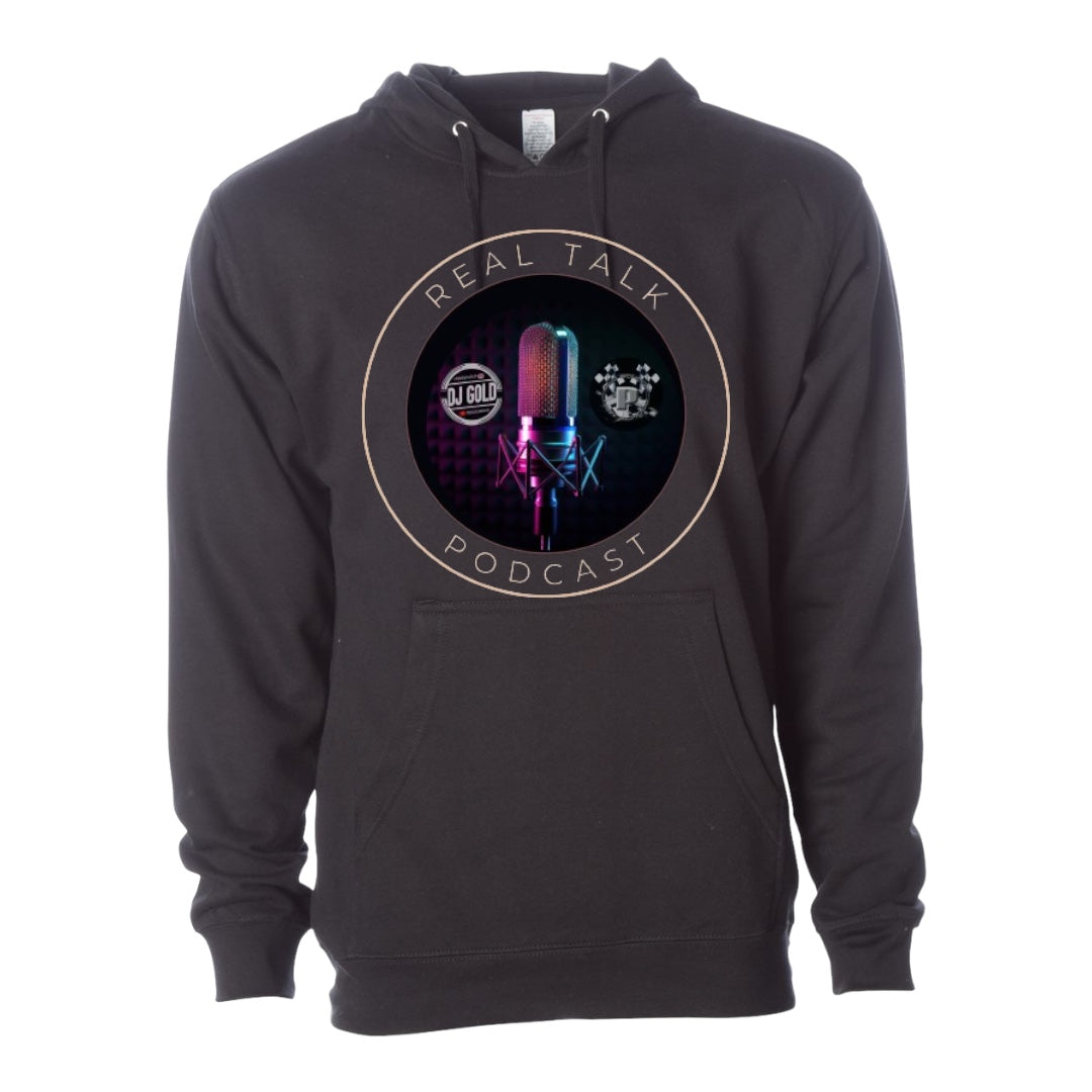 Real Talk Podcast Mid weight Hooded Sweatshirt