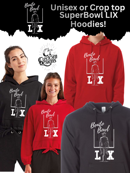 Benito Bowl LX Crop Top Sweatshirt!