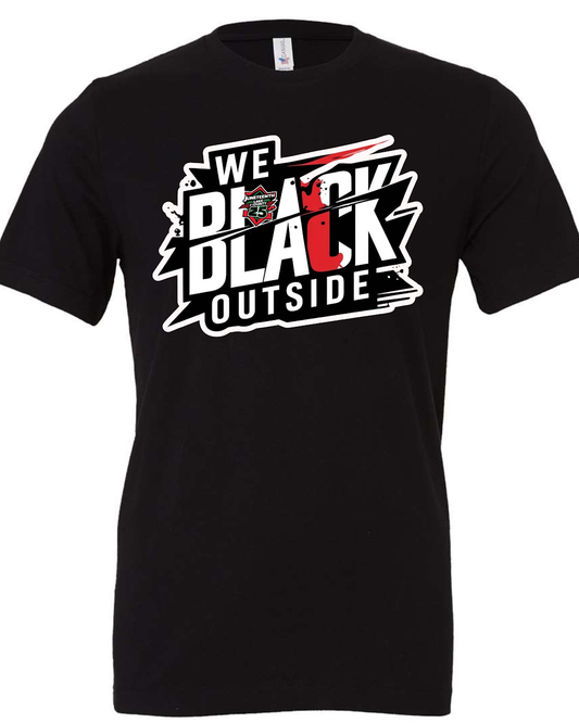 We Black Outside T-shirt Juneteenth Lake County 25