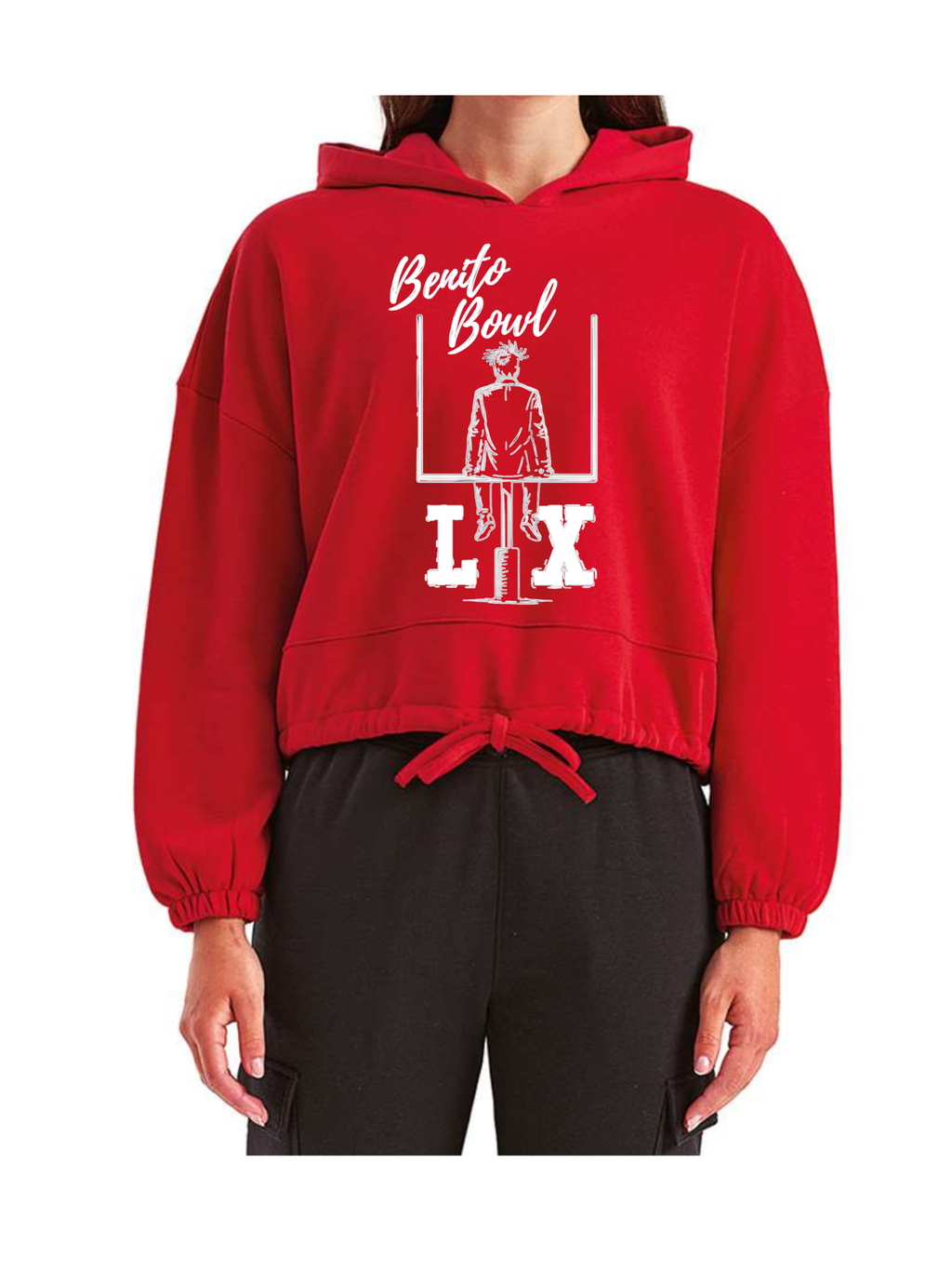 Benito Bowl LX Crop Top Sweatshirt!