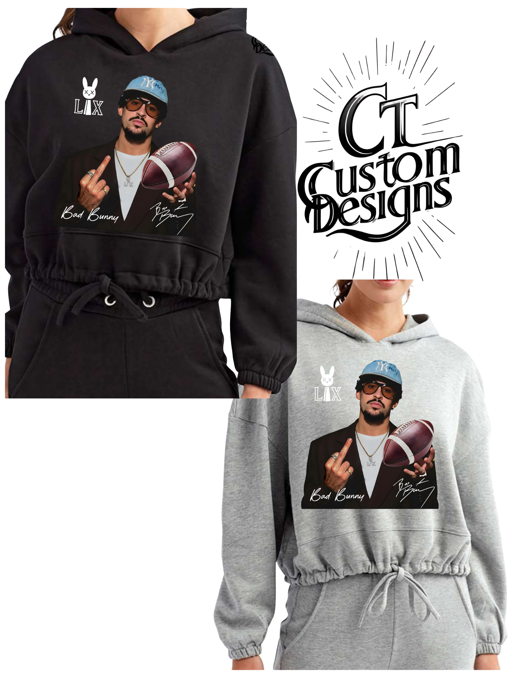 Crop Top Hoodie Benito Don’t Play!