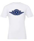 Flight Reflective Silver and Royal Blue