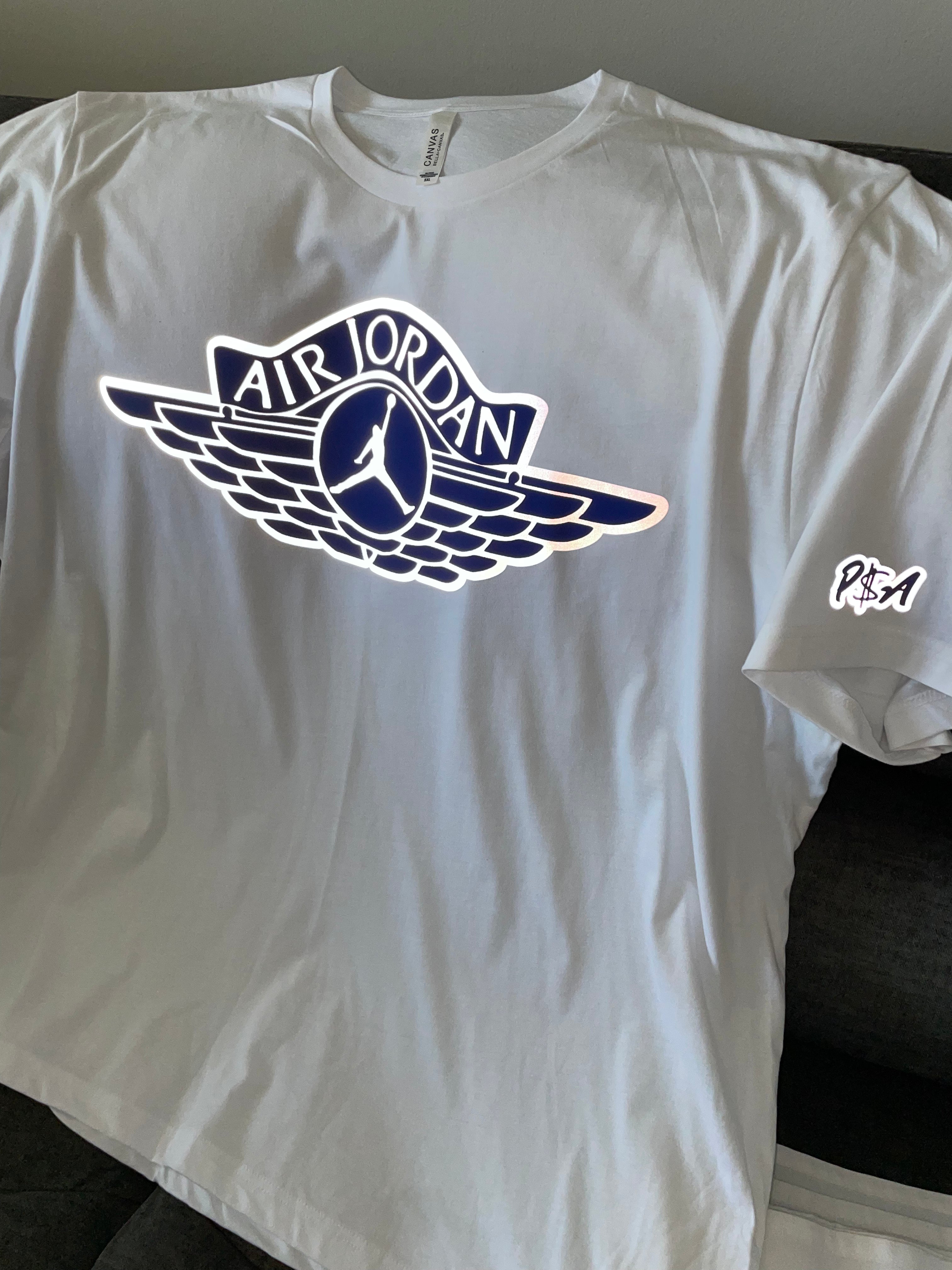 Flight Reflective Silver and Royal Blue